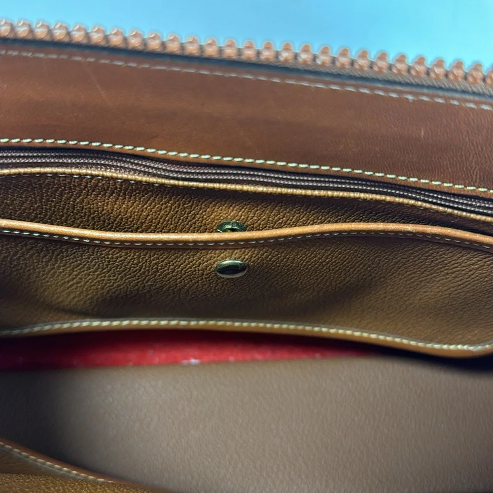 Vintage Dooney and Bourke Pebbled Leather Handbag